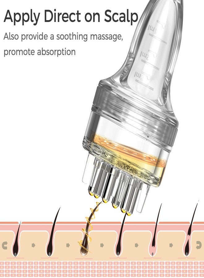 WL-YBOPRO Minoxidil Applicator,2 PCS Direct to Scalp Quick Apply Root Comb Applicator Bottle for Hair Serum Applicator,Small Hair Applicator Brush Specially for Minoxidil Applicator Tool Scalp Applicator - Image 4